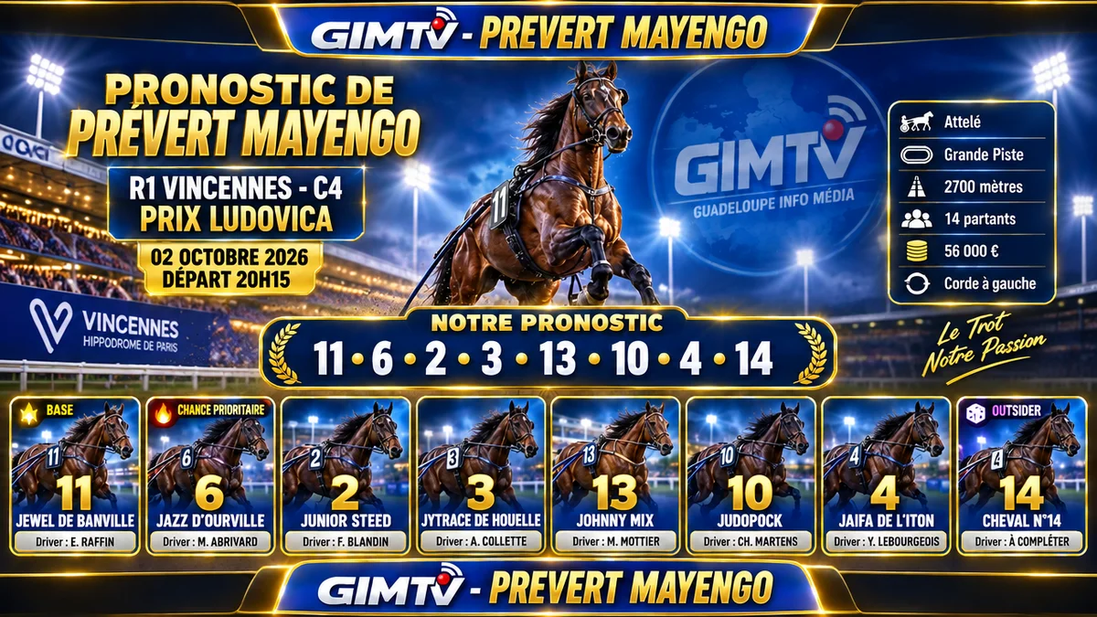 VINCENNES : PRIX LUDOVICA LE CHOC DES 7 ANS ! 