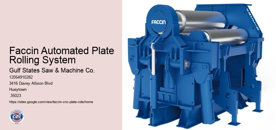 Faccin Automated Plate Rolling System