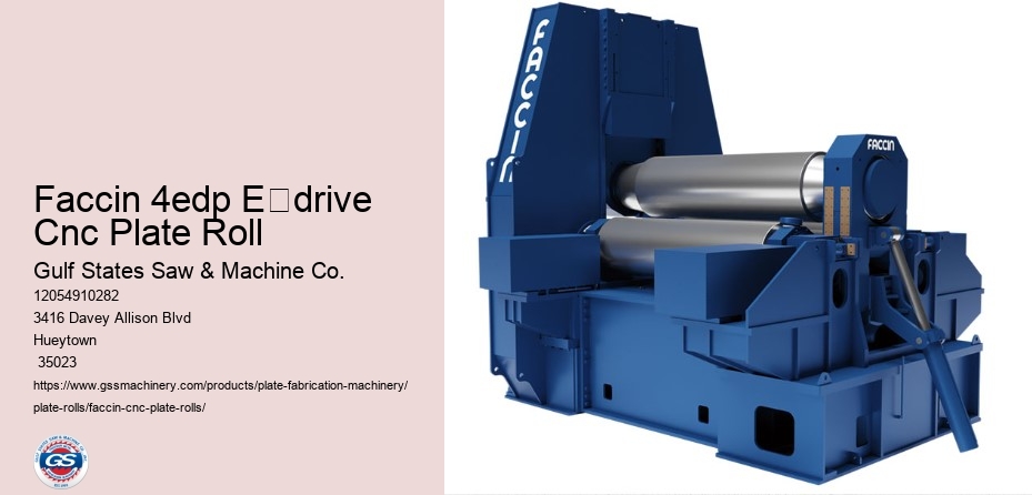 Faccin 4edp E‑drive Cnc Plate Roll
