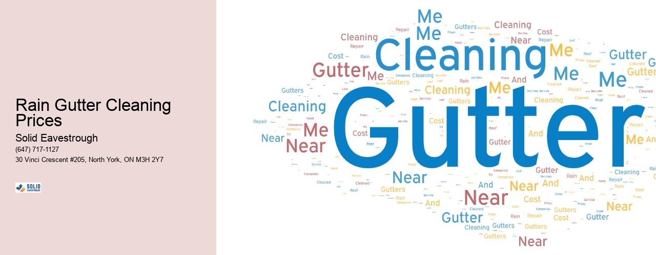 Rain Gutter Cleaning Prices