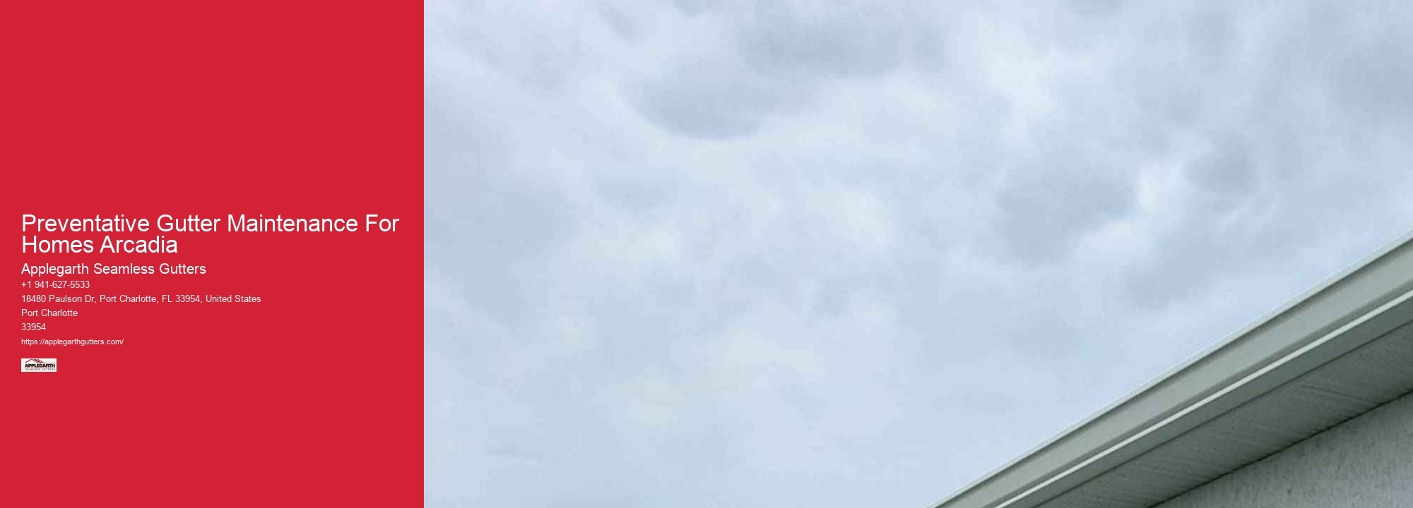 Preventative Gutter Maintenance For Homes Arcadia