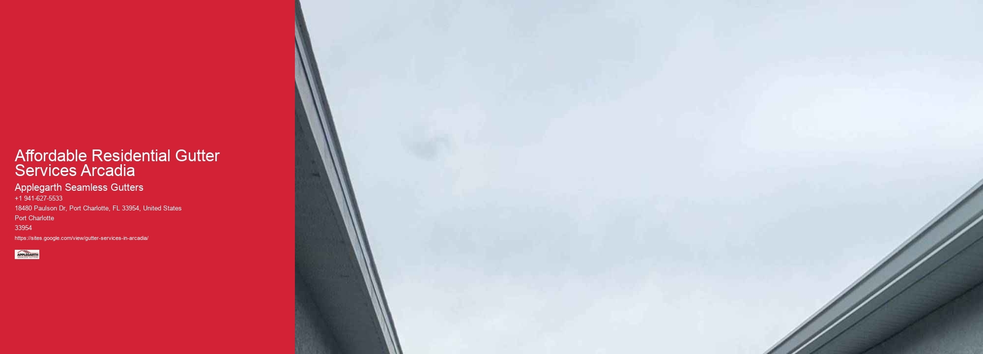 Affordable Residential Gutter Services Arcadia