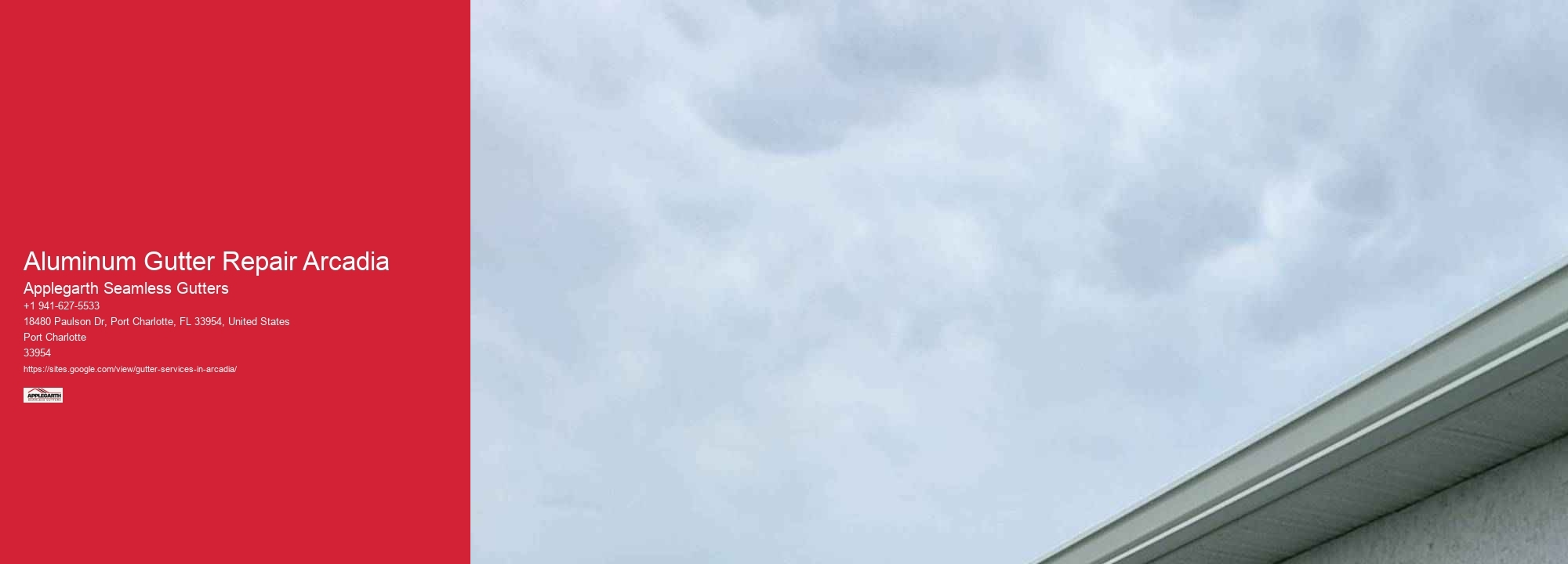 Aluminum Gutter Repair Arcadia