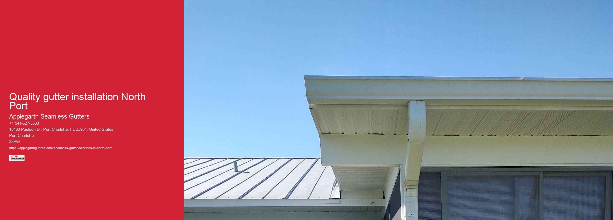 Quality gutter installation North Port