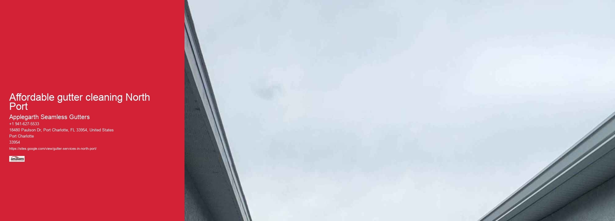 Affordable gutter cleaning North Port