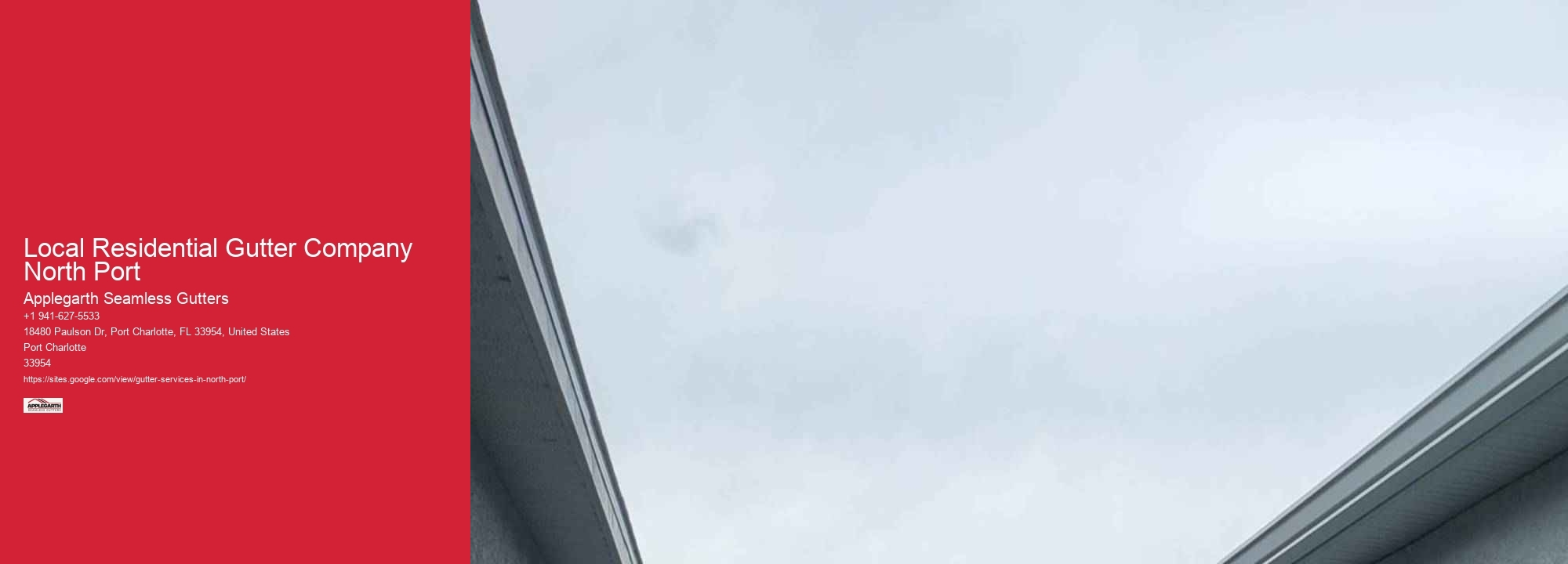 Local Residential Gutter Company North Port