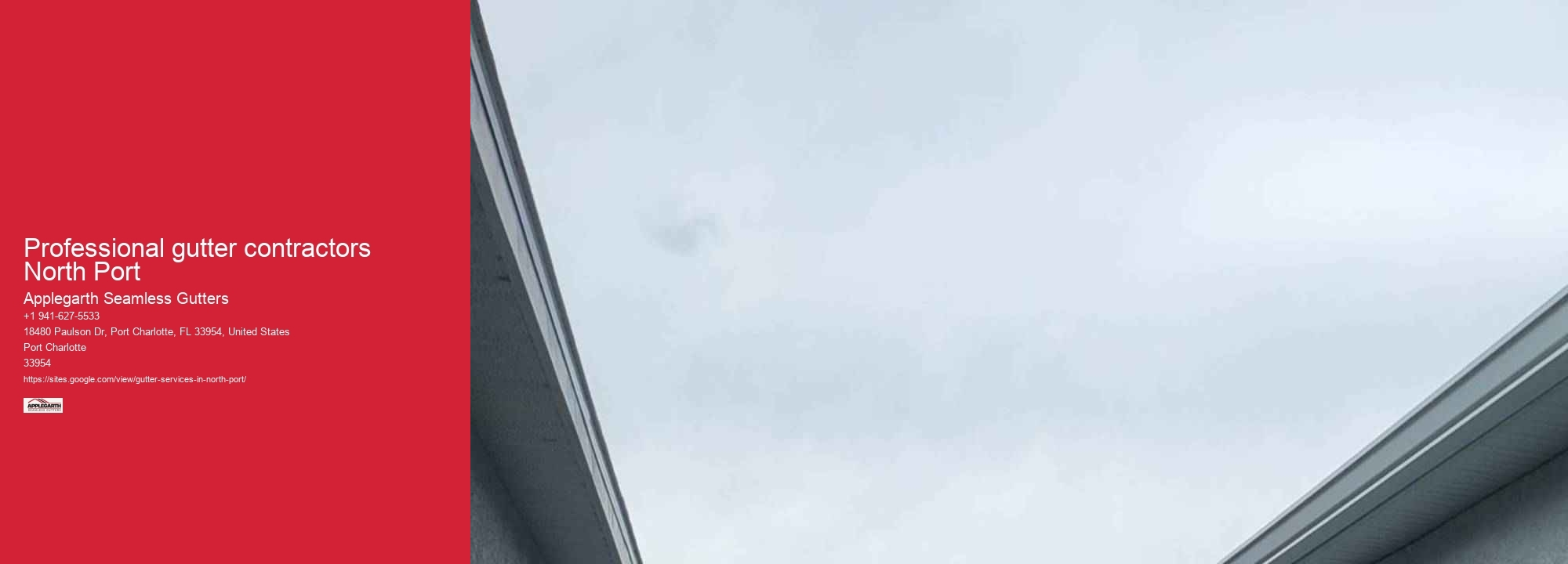 Professional gutter contractors North Port