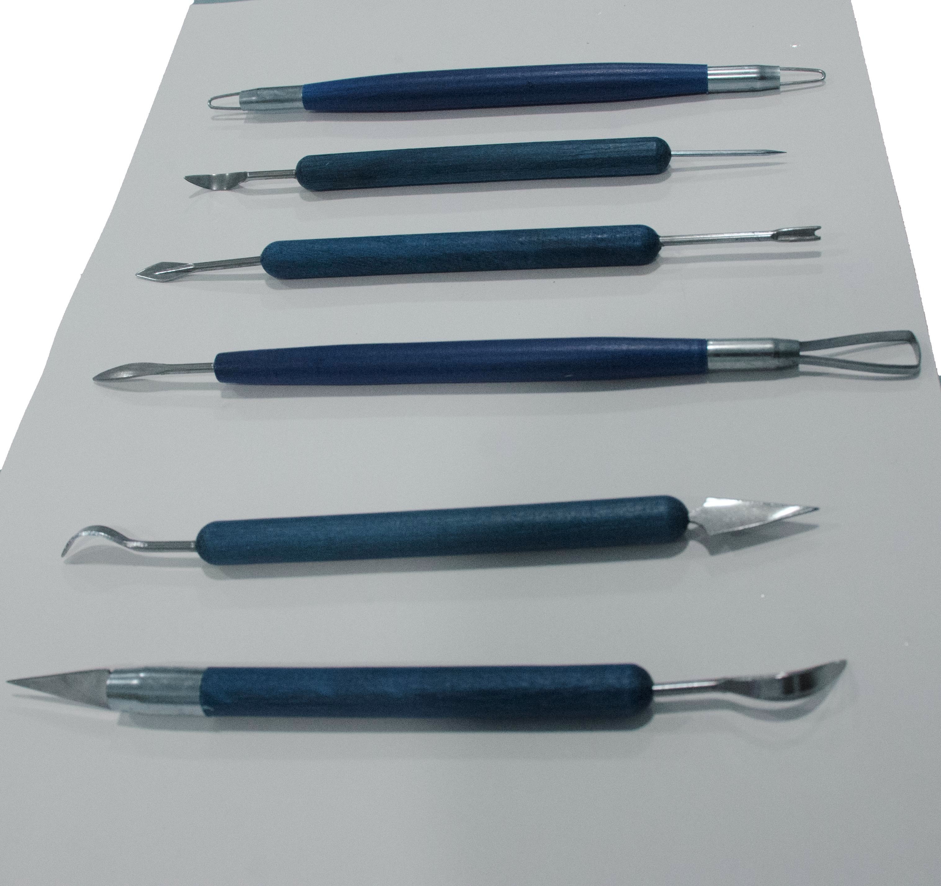 Lot de 6 outils à sculpter