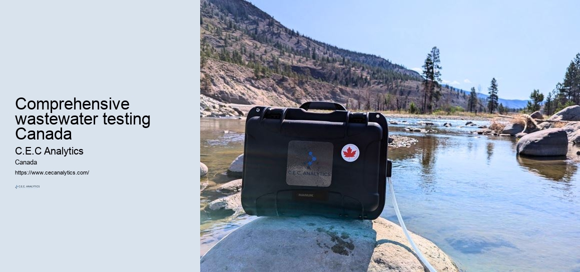 Comprehensive wastewater testing Canada
