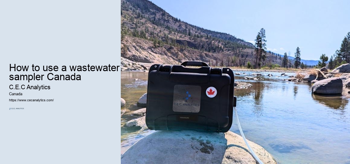 How to use a wastewater sampler Canada
