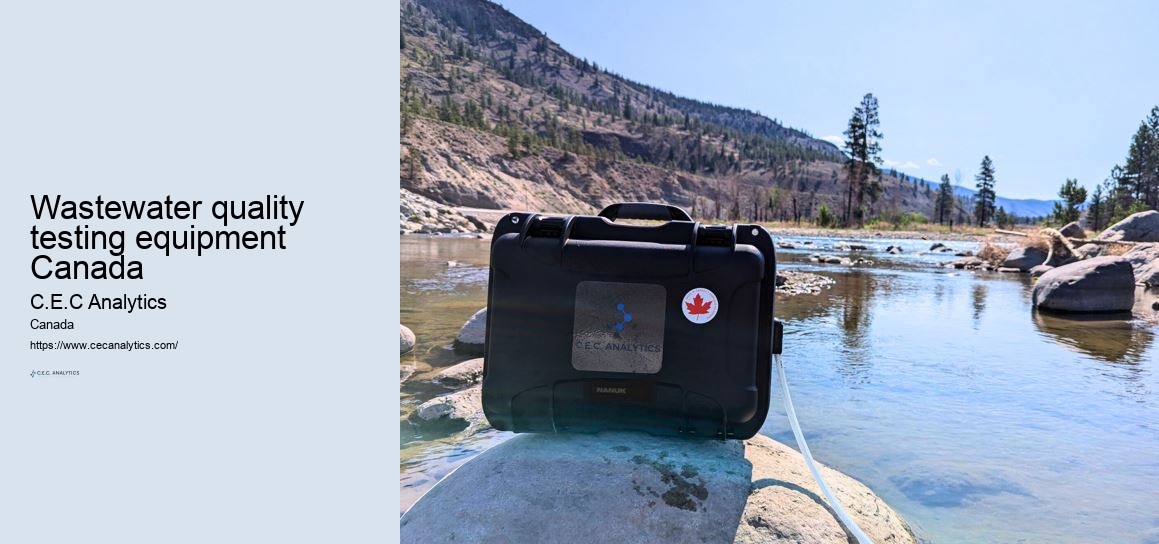 Wastewater quality testing equipment Canada