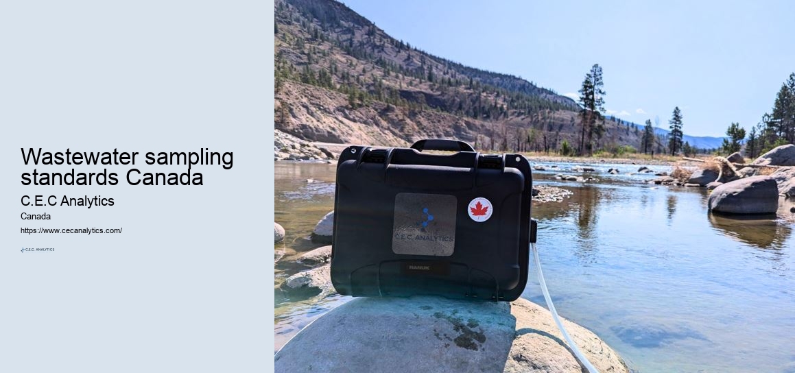 Wastewater sampling standards Canada