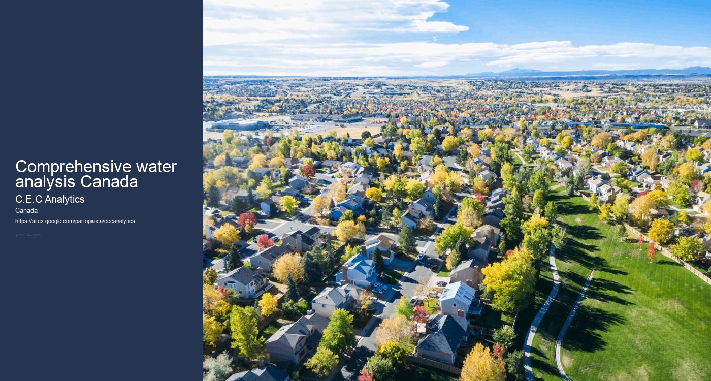 Comprehensive water analysis Canada