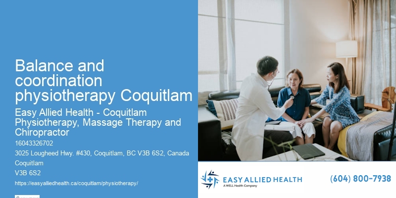 Pediatric Physio Balance and coordination physiotherapy Coquitlam