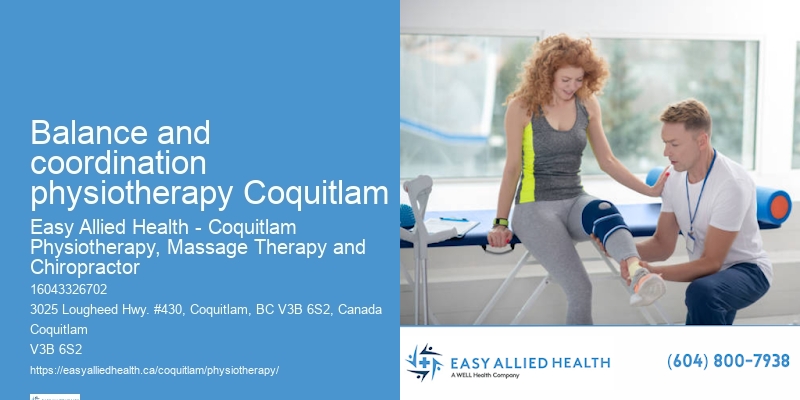 Balance and coordination physiotherapy Coquitlam Physiotherapy Programs
