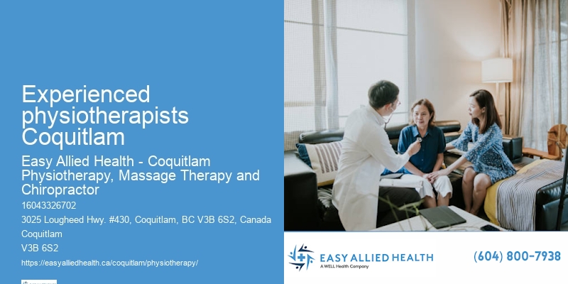 Post-Injury Physiotherapy Specialists Experienced physiotherapists Coquitlam
