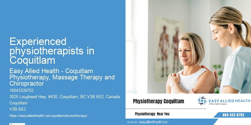 Mobility Therapy Experienced physiotherapists in Coquitlam