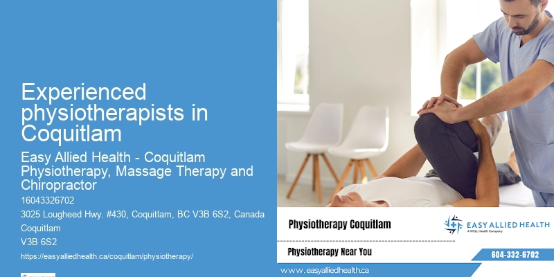 Experienced physiotherapists in Coquitlam Physiotherapy for Pain Relief