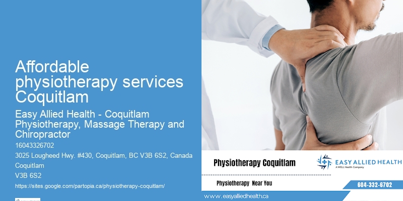 Physio Recovery Affordable physiotherapy services Coquitlam