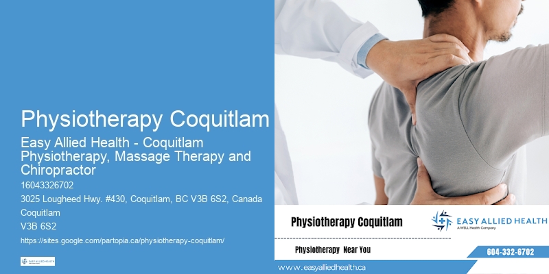 Customized Physiotherapy Plans Physiotherapy Coquitlam