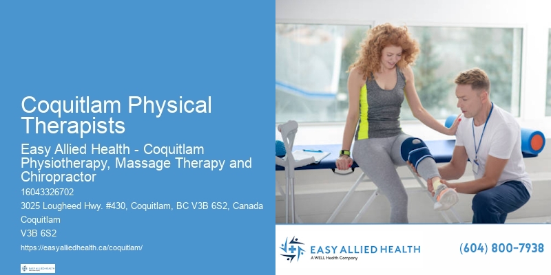 Tailored Physiotherapy Plans Coquitlam Physical Therapists