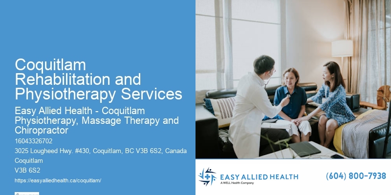 Coquitlam Rehabilitation and Physiotherapy Services Physiotherapy Services for Injuries