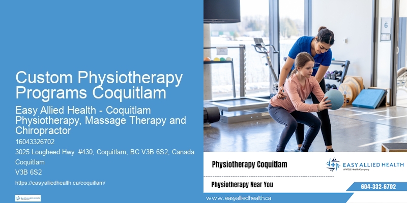 Custom Physiotherapy Programs Coquitlam Injury Rehab Specialists
