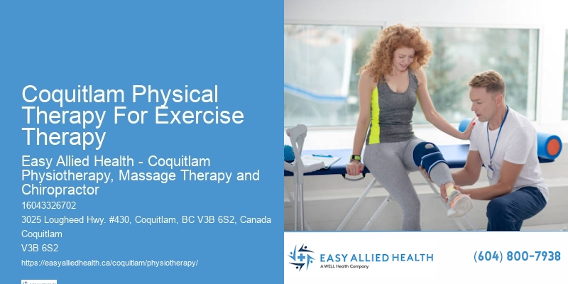 Coquitlam Physical Therapy For Exercise Therapy Physiotherapy For Reduced Muscle Soreness