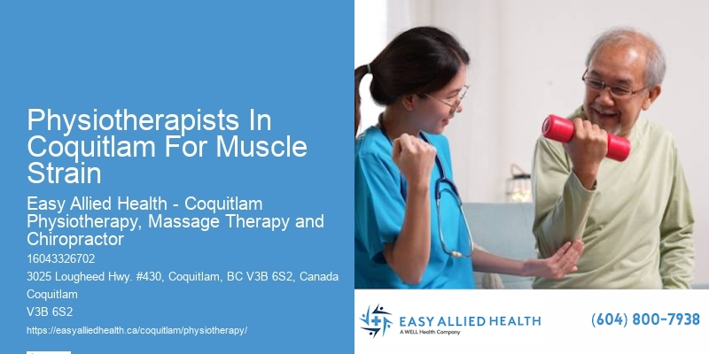 Physiotherapists In Coquitlam For Muscle Strain Physiotherapy For Sports Injury Prevention