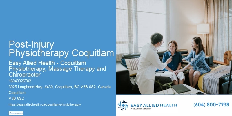 Physiotherapists In Post-Injury Physiotherapy Coquitlam For Pain Relief