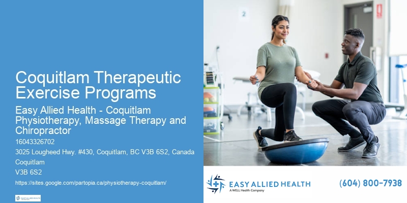 Coquitlam Therapeutic Exercise Programs Sports Injury Recovery