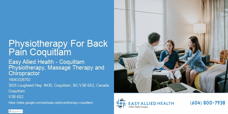Physiotherapy For Back Pain Coquitlam Sports Rehabilitation Physiotherapists
