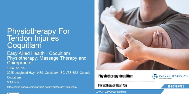 Physiotherapy For Tendon Injuries Coquitlam Physiotherapy For Managing Chronic Conditions