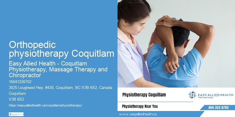Orthopedic physiotherapy Coquitlam