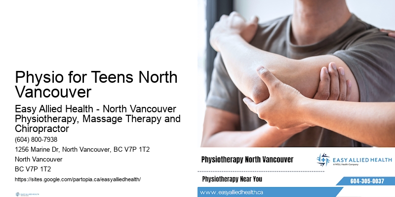 Physiotherapy Services Physio for Teens North Vancouver