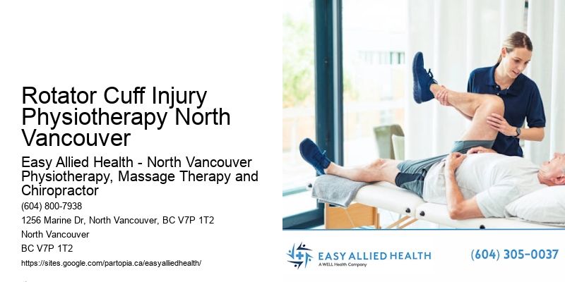 ICBC Physiotherapy Rotator Cuff Injury Physiotherapy North Vancouver