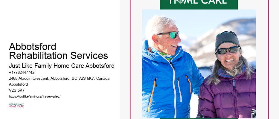 Customized Care for Seniors Abbotsford Rehabilitation Services