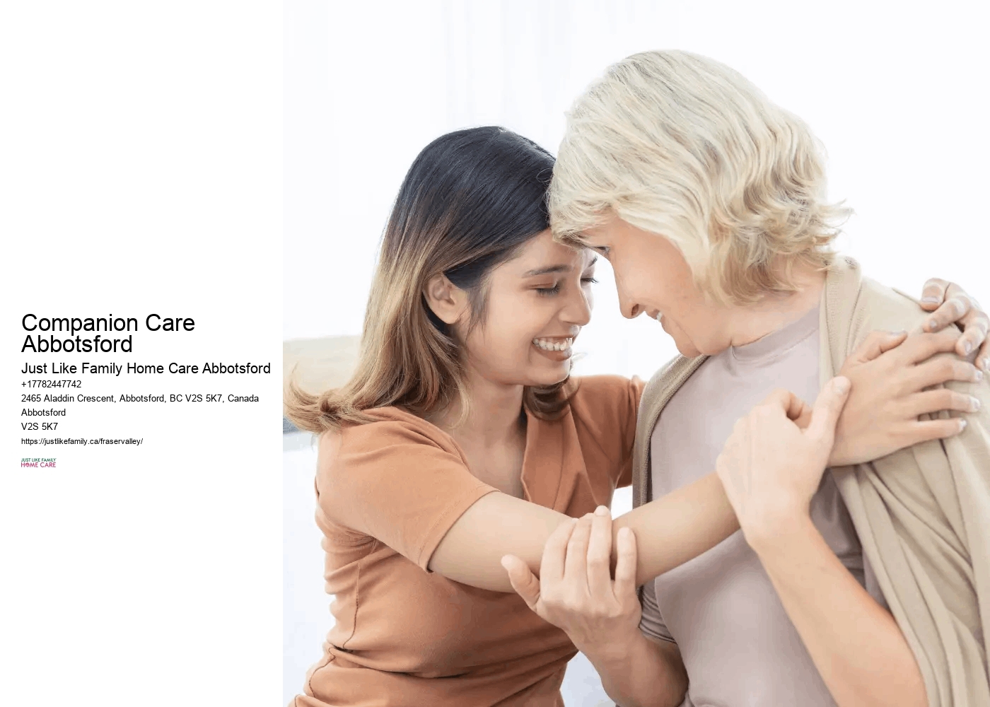 Senior Health Management Companion Care Abbotsford