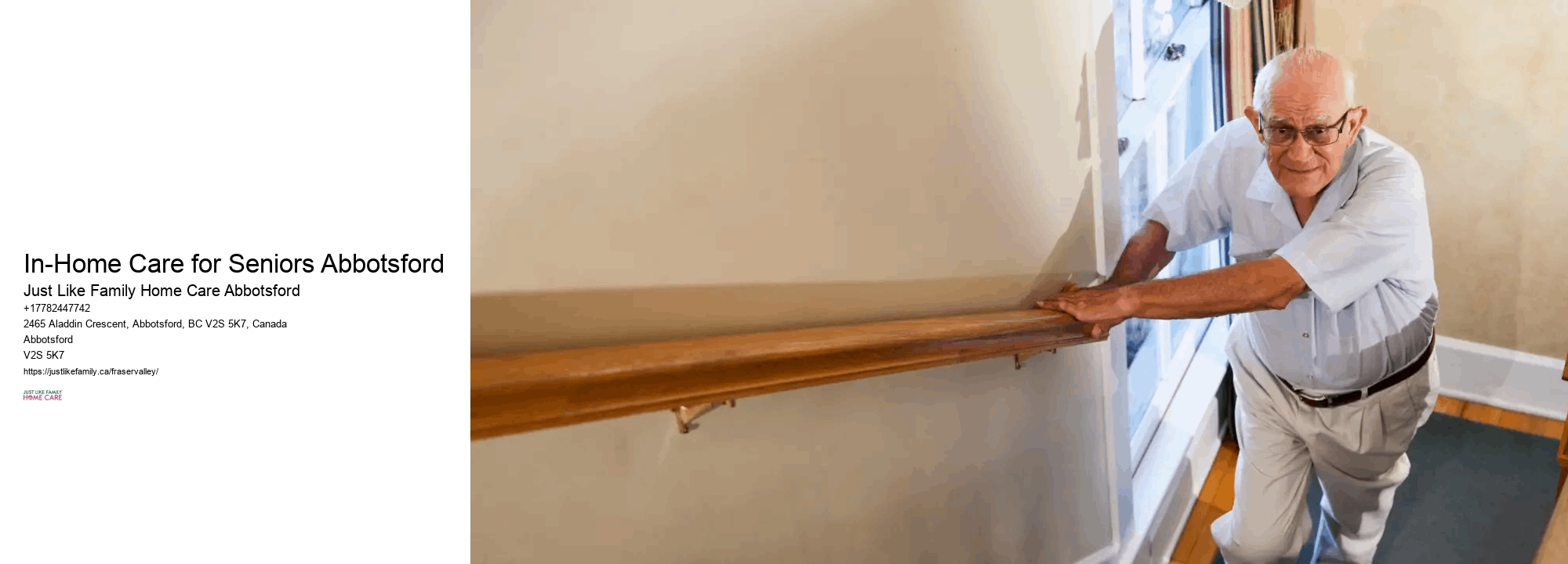 Senior Home Modifications In-Home Care for Seniors Abbotsford