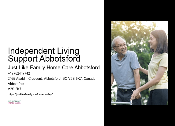 Nonprofit Home Care Services Independent Living Support Abbotsford