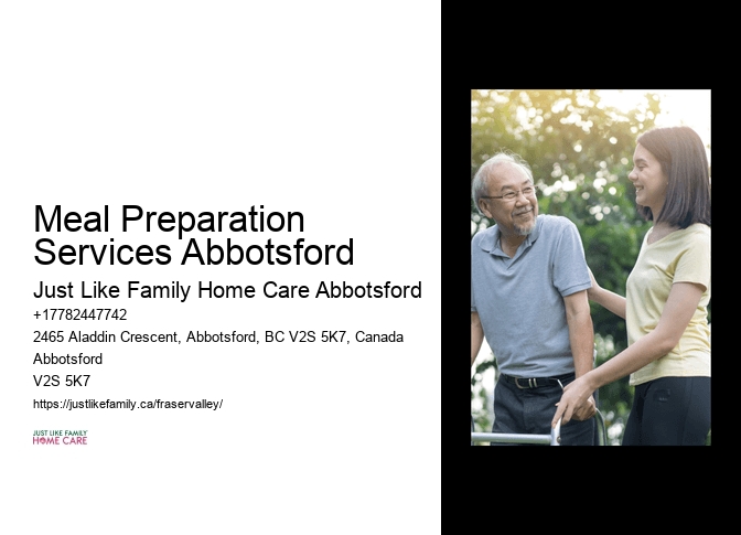 In-Home Care Services Meal Preparation Services Abbotsford