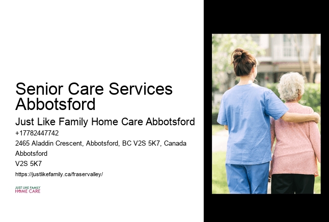 Home Care for Chronic Illness Senior Care Services Abbotsford