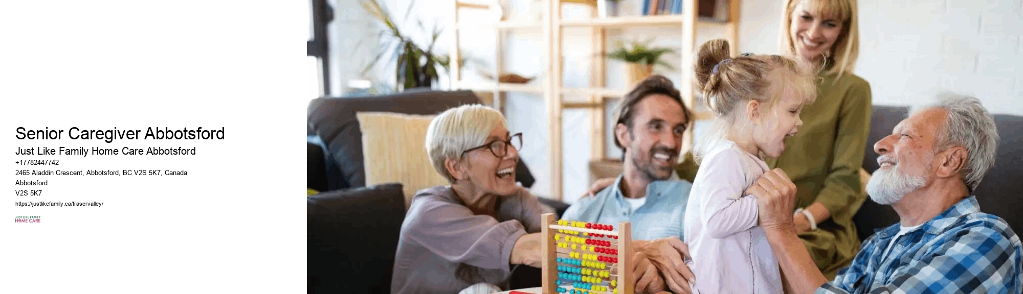 Home Care Team Senior Caregiver Abbotsford