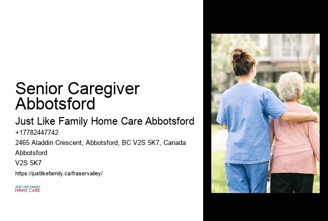 Mental Health Support Senior Caregiver Abbotsford