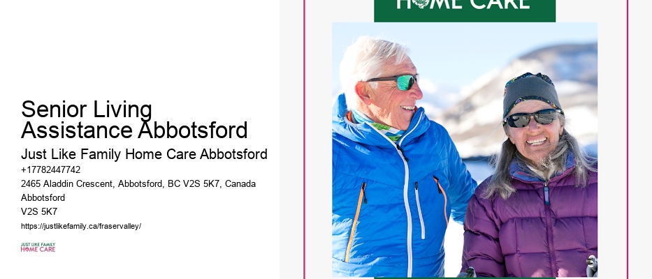 Household Assistance Senior Living Assistance Abbotsford