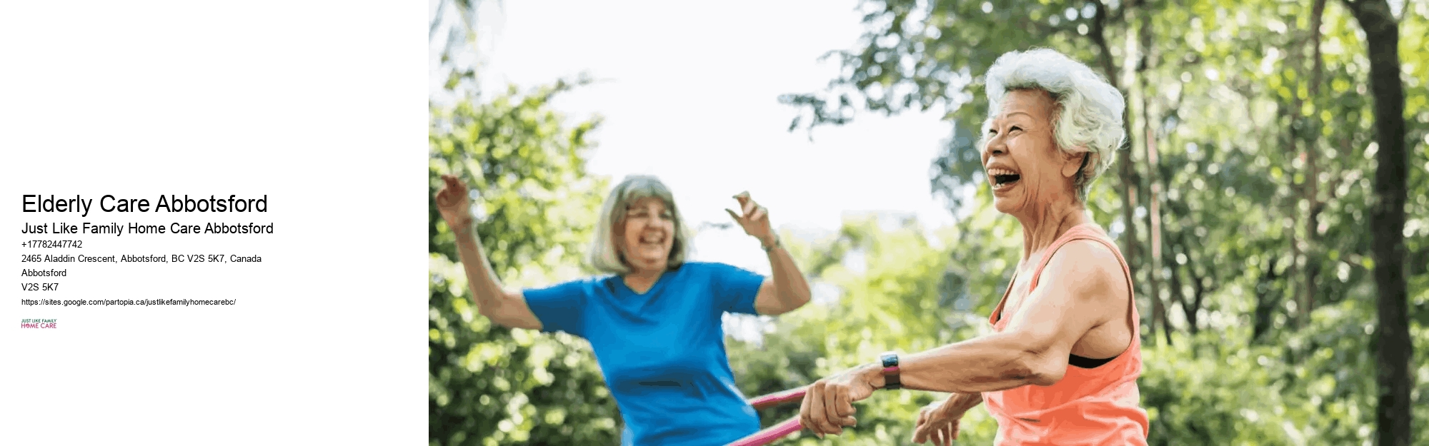 Home Care for Chronic Illnesses Elderly Care Abbotsford