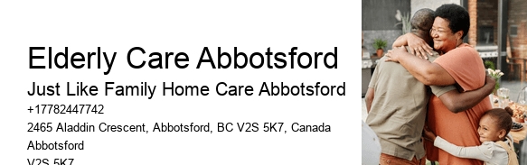 Live-In Care Services Elderly Care Abbotsford