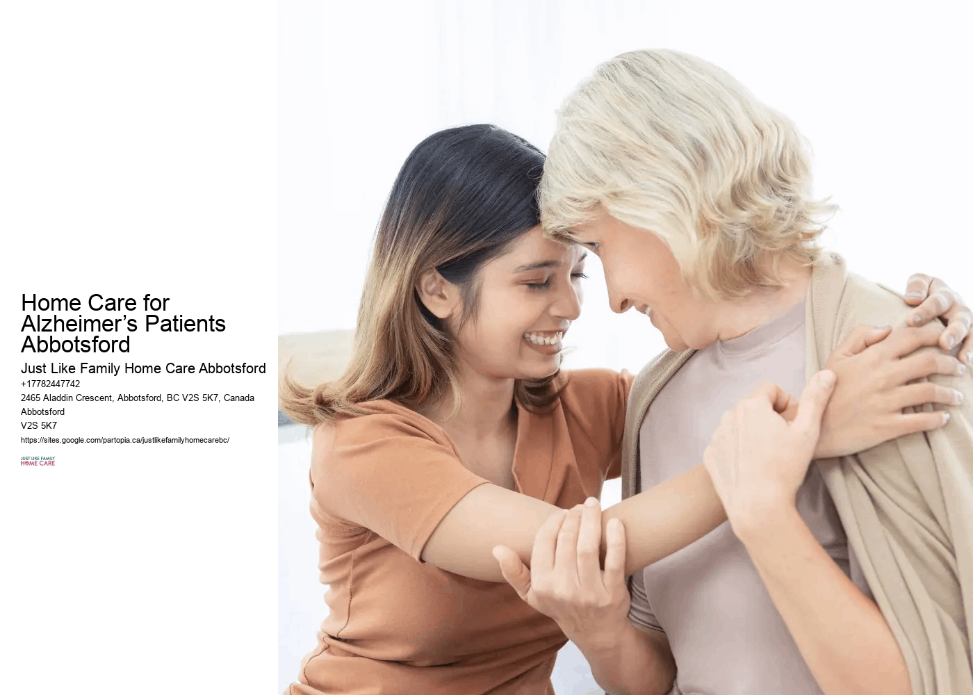 Physical Therapy at Home Home Care for Alzheimer’s Patients Abbotsford