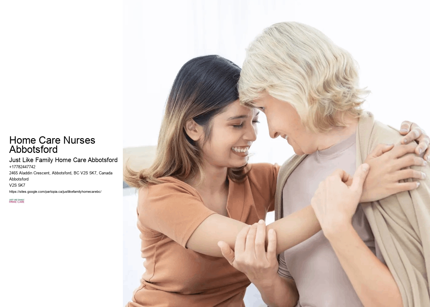 Elderly Care Services Home Care Nurses Abbotsford
