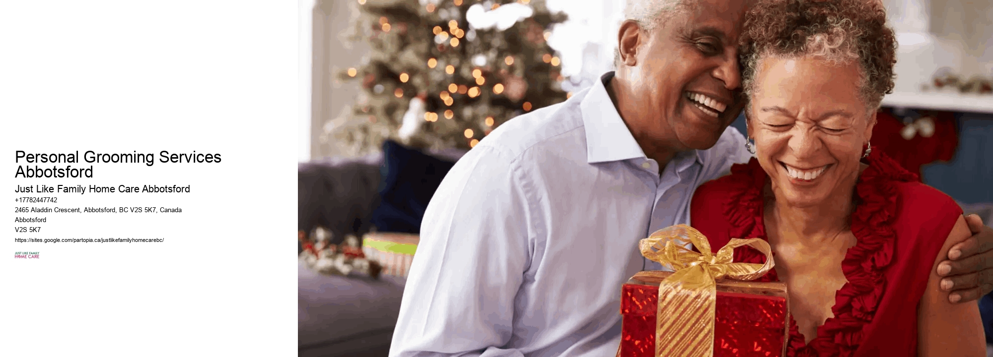 Personalized Elder Care Personal Grooming Services Abbotsford